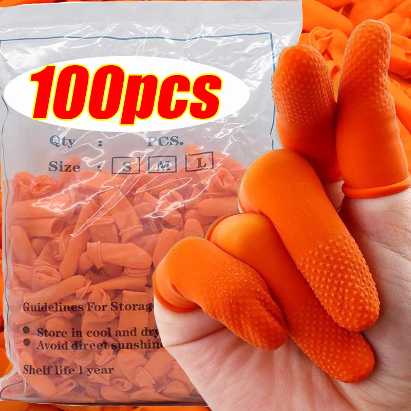 Rubber Glove Cleaning - S/M/L Disposable Finger Cover Anti-static Fingertips