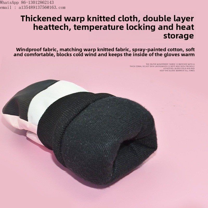 Ski fleece thickened fashion w - Ski Glove Waterproof ulasan dan harga