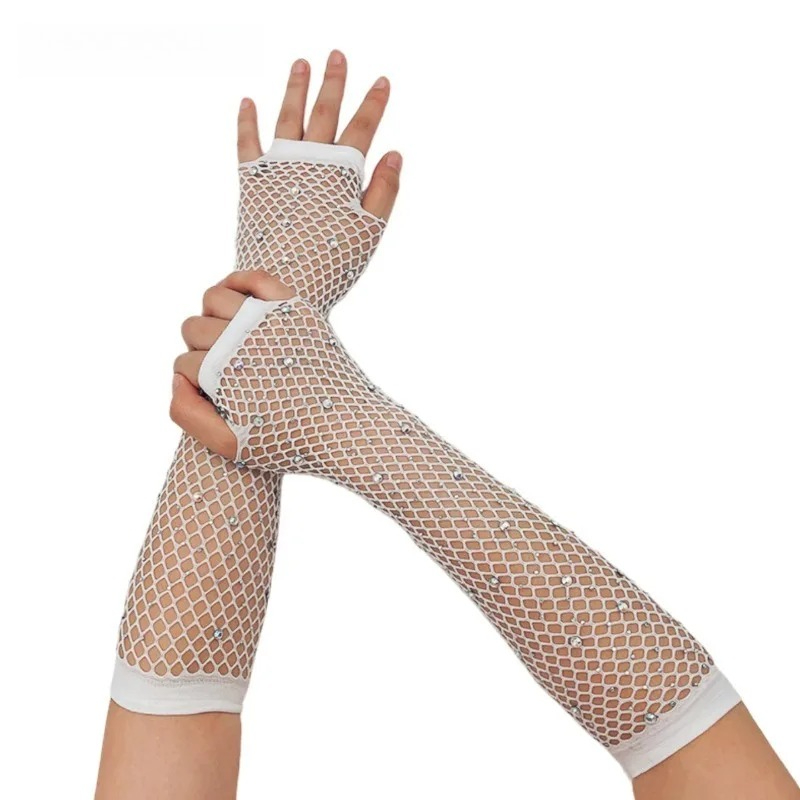 Wedding Breathable Fingerless  - Fingerless Glove Knit ulasan dan harga