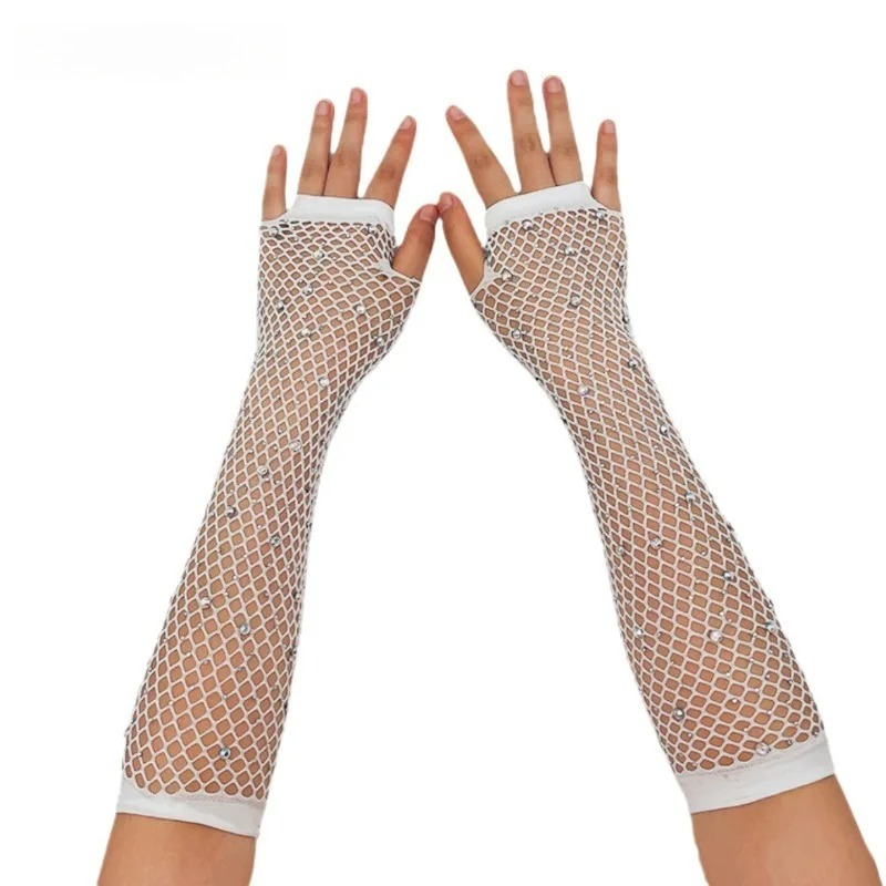 Wedding Breathable Fingerless  - Fingerless Glove Knit ulasan dan harga