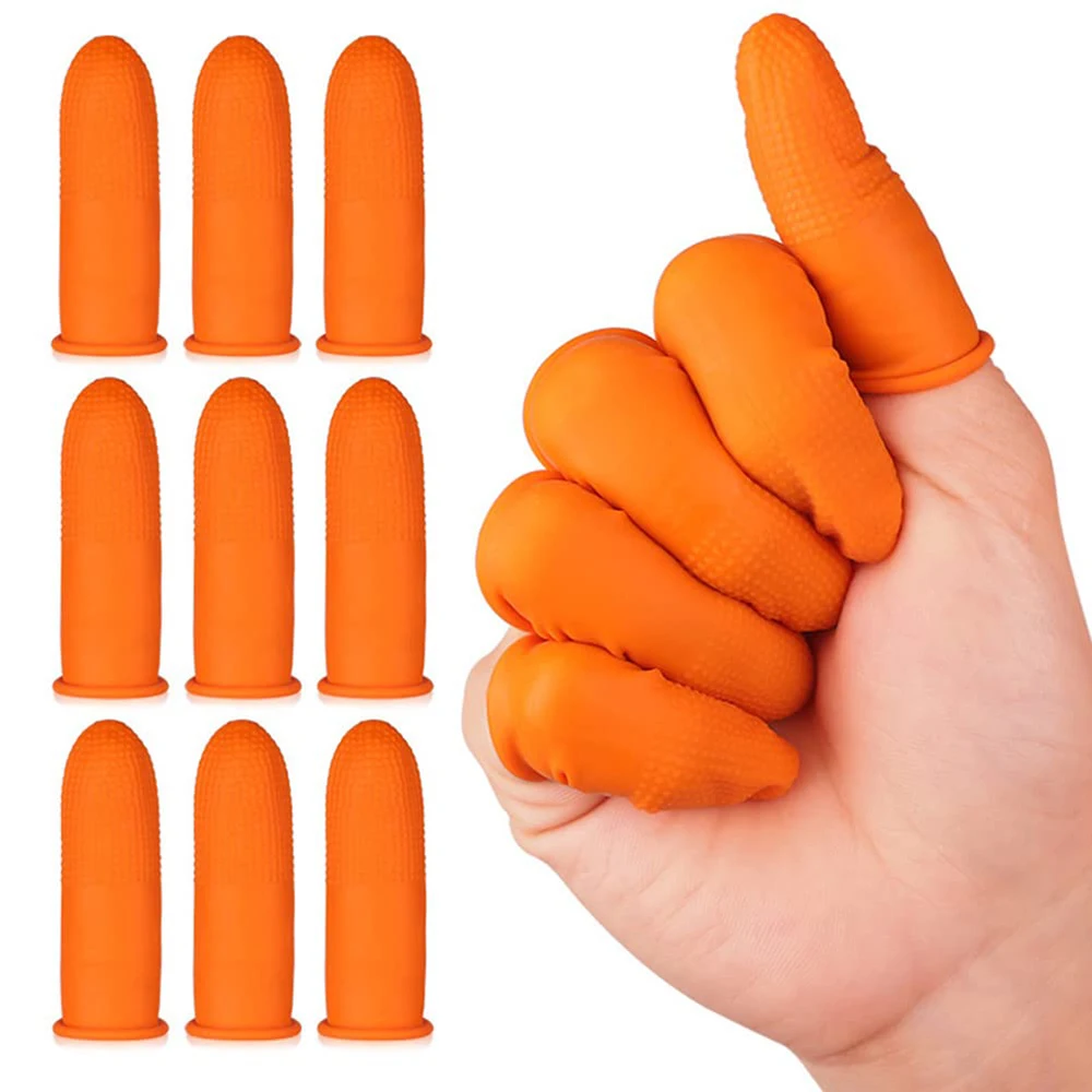 S/M/L Disposable Finger Cover  - Rubber Glove Cleaning ulasan dan harga