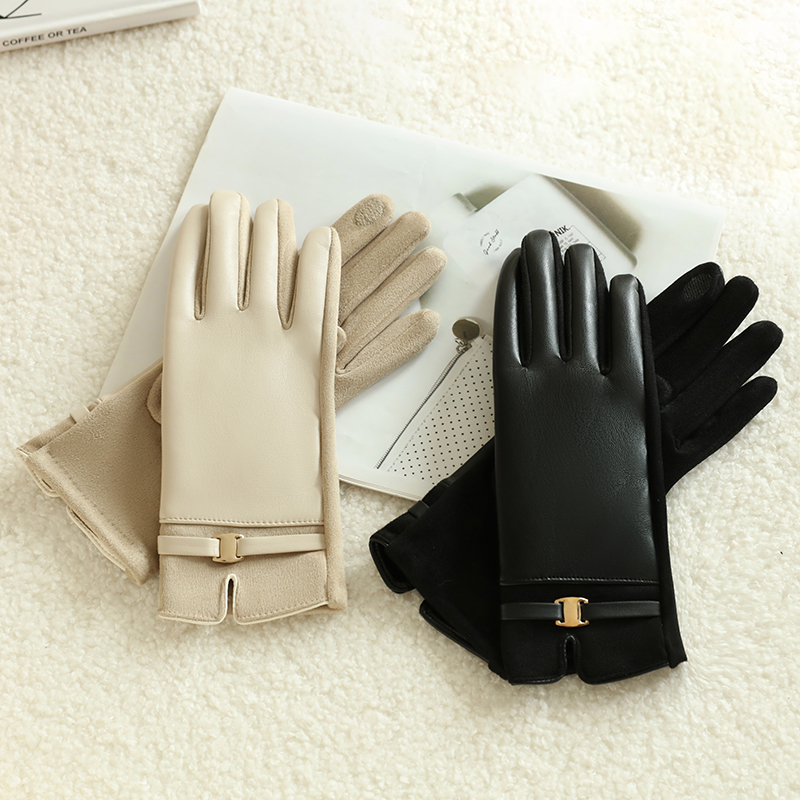 1 Pair of Gloves for Women in  - Leather Driving Glove ulasan dan harga