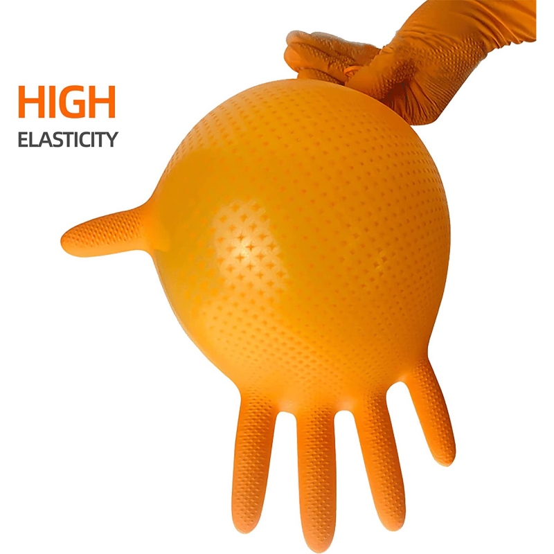 8mil Heavy Duty Industrial Ora - Nitrile Mechanic Glove ulasan dan harga