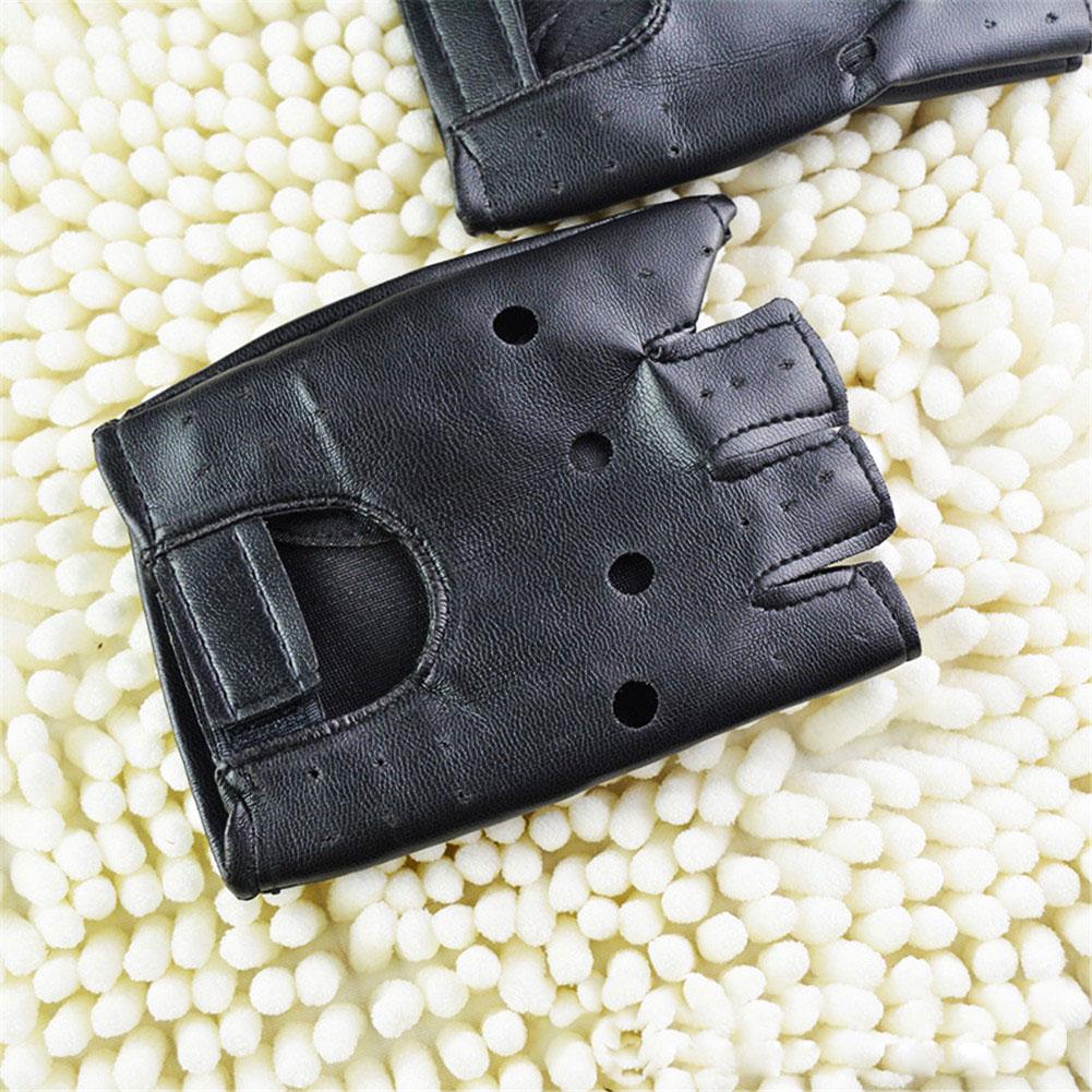 Unisex Half-Finger Gloves Thea - Leather Driving Glove ulasan dan harga