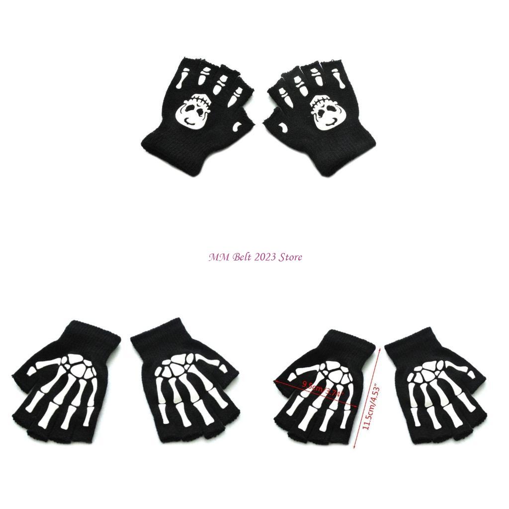 49ME Luminous Knitted Fingerle - Fingerless Glove Knit ulasan dan harga