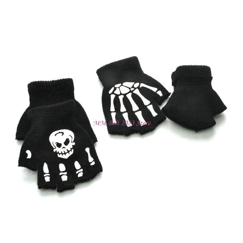 49ME Luminous Knitted Fingerle - Fingerless Glove Knit ulasan dan harga