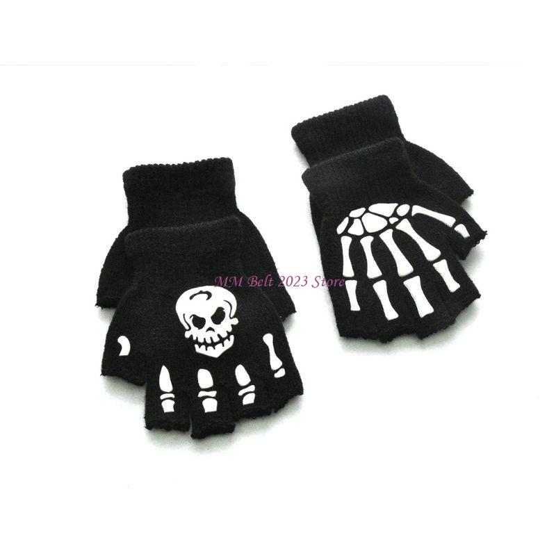 49ME Luminous Knitted Fingerle - Fingerless Glove Knit ulasan dan harga