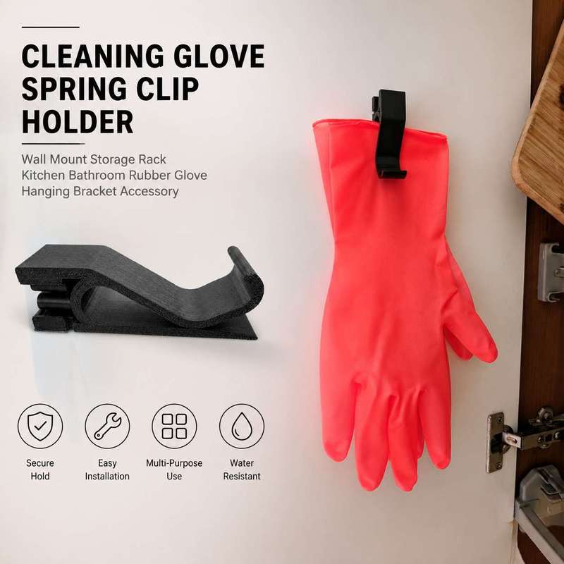 Kitchen Bathroom Wall Hanging  - Rubber Glove Cleaning ulasan dan harga