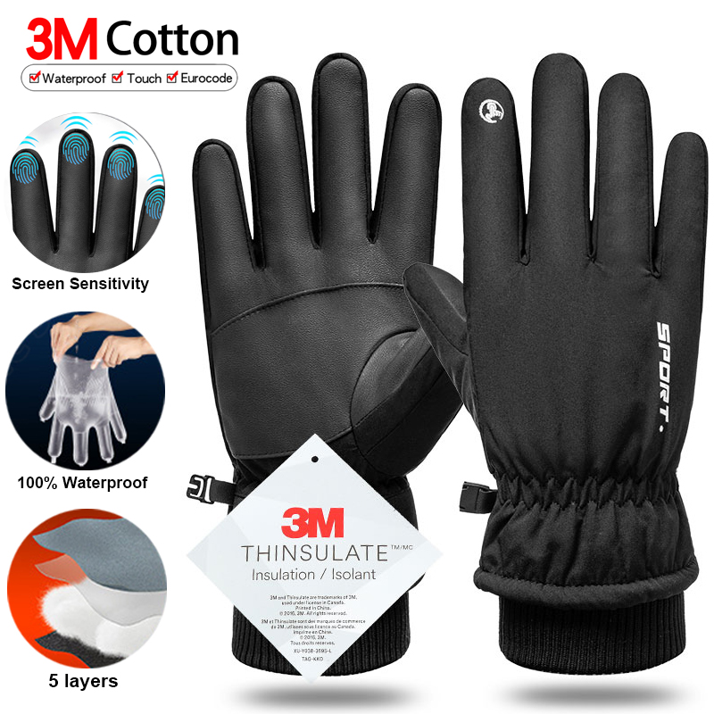 Thermal Winter Cycling Ski Glo - Ski Glove Waterproof ulasan dan harga