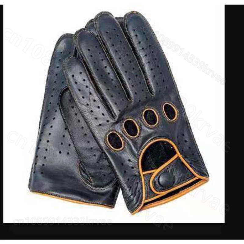 Breathable Driving Gloves Men' - Leather Driving Glove ulasan dan harga