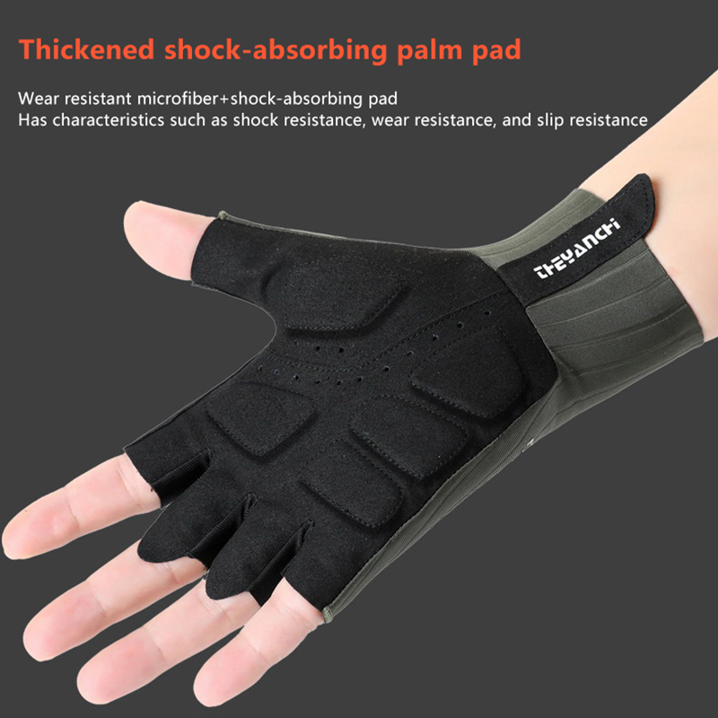 Summer Breathable Half Finger  - Cycling Glove Padded ulasan dan harga