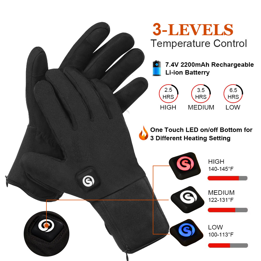 Winter Electric Heated Gloves  - Ski Glove Waterproof ulasan dan harga