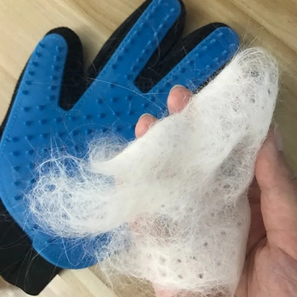 Pet Cat Dog Grooming Gloves Ca - Rubber Glove Cleaning ulasan dan harga