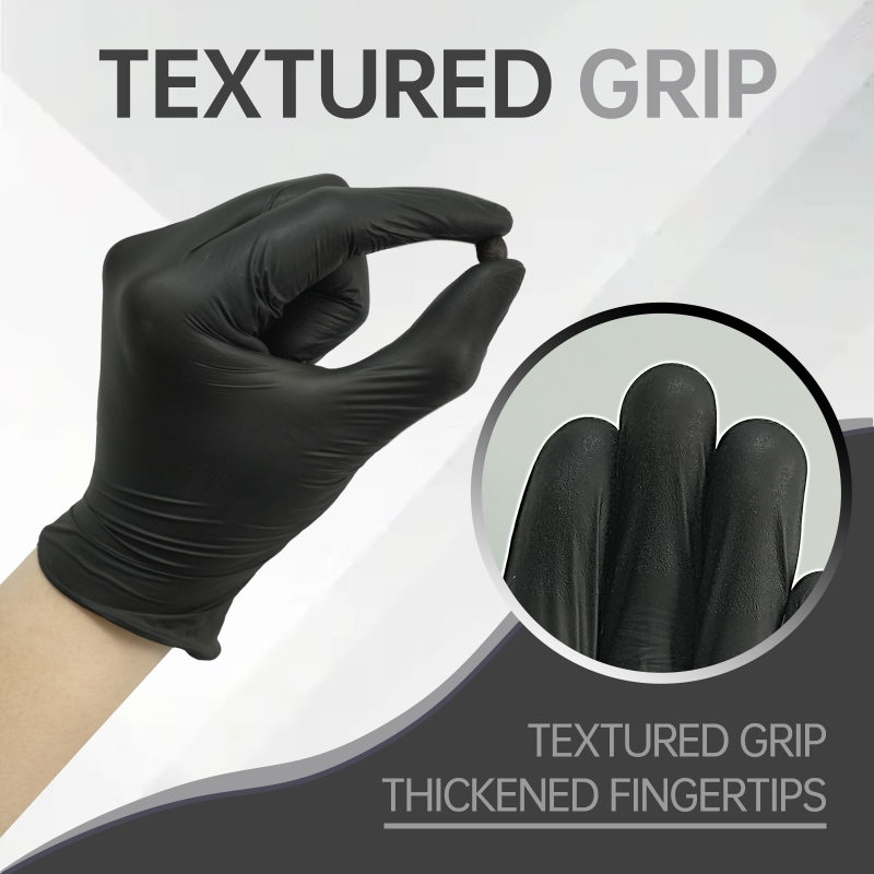 100PCS Black Nitrile Gloves Di - Nitrile Mechanic Glove ulasan dan harga